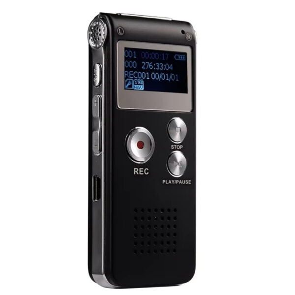 Portable 64GB Digital Voice Recorder – Rechargeable, Ultra-Slim & High-Capacity Audio Recorder