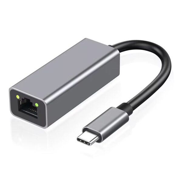 Type-C|USB-C To RJ45 Gigabit Ethernet Adapter  10|100|1000Mbps Aluminum | GC