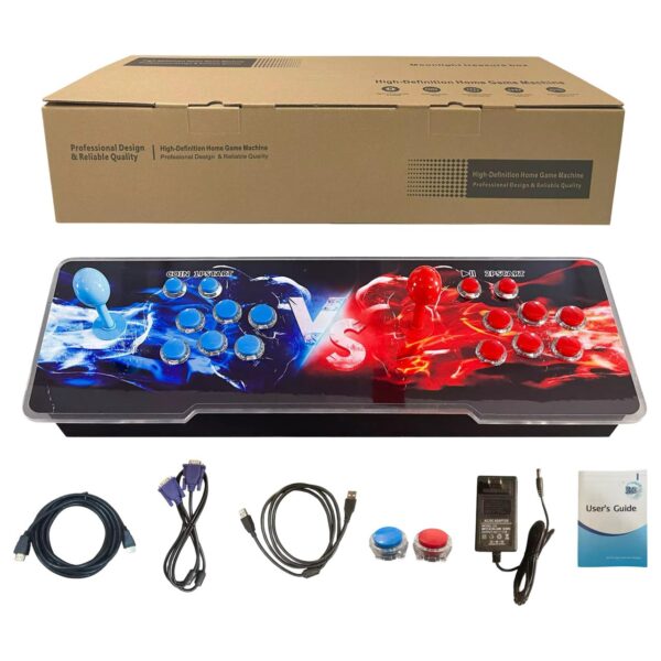 Fire & Ice Pandora Box 3D Retro Arcade Gaming Console – 29,800 Built-in Games, Dual Player, HDMI/VGA Plug & Play (GC)