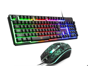 K13 Wired Gaming Backlight Keyboard & Mouse Combo with 104 Keys