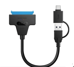 2-in-1 USB & Type-C to SATA Adapter for 2.5 Inch SSD-HDD Hard Disk