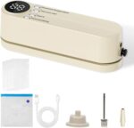 XVacuum 3-in-1 Portable Food Sealer Machine – Rechargeable Vacuum Sealer with Digital Display, Strong Suction & Bag Sealing Modes (GC)