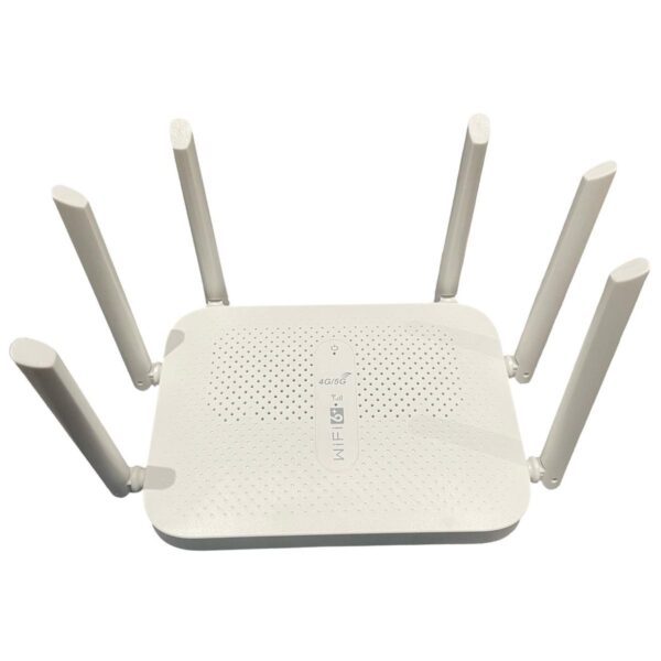 Rechargeable 4G LTE SIM Card WiFi Router – 300Mbps, WiFi 6+, 5000mAh Battery, Supports 32 Devices
