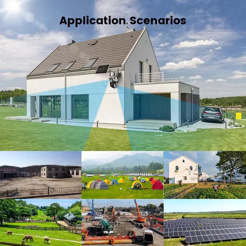 Solar 4G SIM Security Camera 4MP