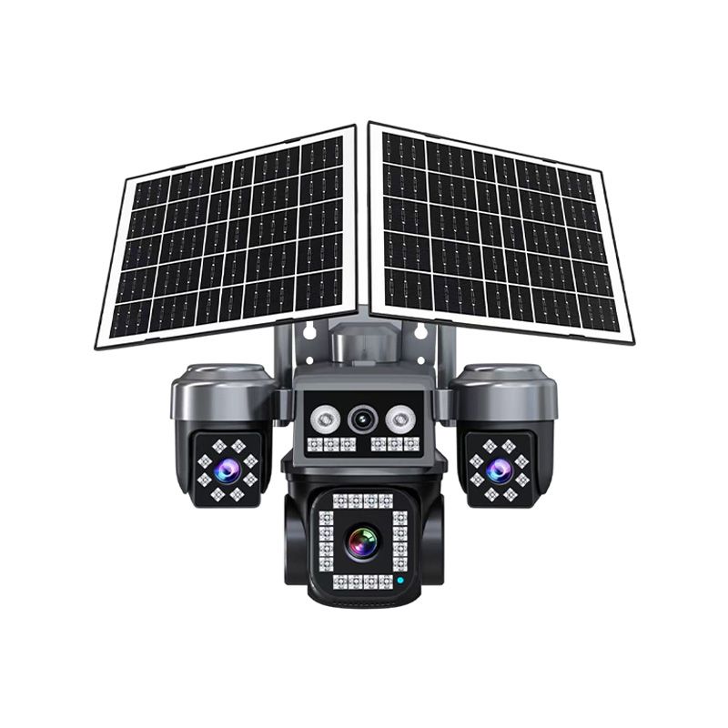 aov 4 lens 4g sim card ai solar security camera
